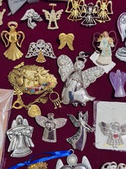 Vintage Estate Angel Religious PJewelry Lot 68 Pieces WHBM GLORIA DUCHIN AAi Baj