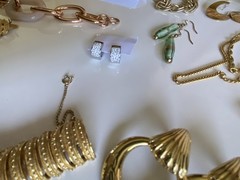 Vintage Now Mixed Silver And Gold Tone Jewelry Lot 58 Piece