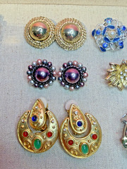 CLEARANCE 17 pair of Gorgeous Vintage Clip on Earrings some are Signed