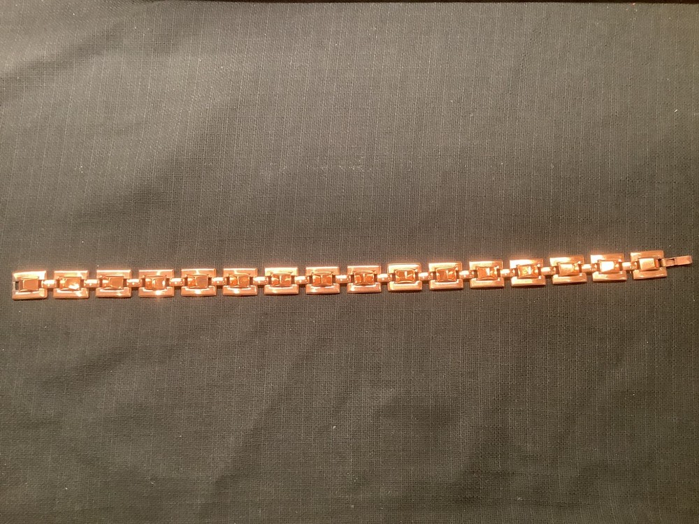 Renoir copper choker necklace, vintage