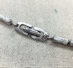Vintage Silver Tone Costume Long & Unique Necklace-Strung On Chain 26″ G195