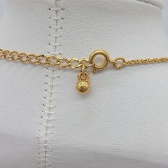 Vintage Avon Mom Necklace Daisy Flower Spellout Pendant 18″ Goldtone Chain