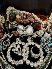 Vintage Estate Costume Jewelry Lot! MONET, AVON and more!