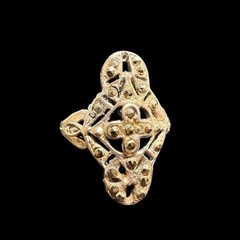 Vintage Sterling Silver Marcasite Ring Art Deco Size 5.5