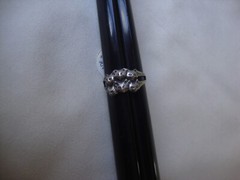 VINTAGE 1970-80s 6 LI’L KITTENS BLACK OXIDE STERLING SILVER STAMP 925 RING SZ 6