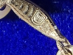 English 9ct Gold Pearl Lavalier Pendant 375 Edwardian Art Deco Style