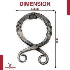 Viking Iron Troll Cross Protection Necklace – Bottle Opener – Medieval Charm
