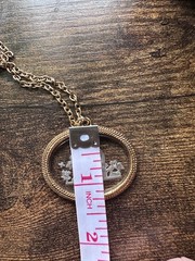 Goldette NY Reverse Intaglio Pendant Cameo Necklace with Chain Cupid Venus