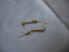 Vtg Chinese Phoenix & Crane Etched Folding Fan Sterling Silver 925 Hook Earrings