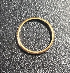 Vintage Mid-Century Victorian Revival 10k Yellow Gold Tiny Petite Band Ring