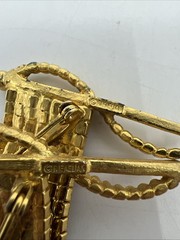 VTG 9 Patriotic Rhinestones Pendant Charm Brooches 2 Rafaelian Flags USA Eagle