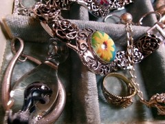VTG~NOW Estate Jewelry Box +Lot UNTESTED~FASHION~2 lbs+ & Some 925 Sterling