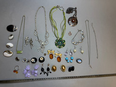 Vintage Costume Jewelry Lot Mixed Estate Destash Wearable Craft Repair