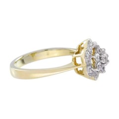 1.80Ct Art Deco Style Round Lab Created Diamond Anniversary 14k Gold Finish Ring