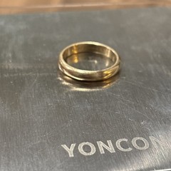 Vintage Men’s Wedding Band 14k RGP Made By Uncas Manufacturing Company