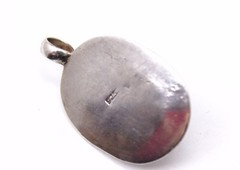 Sterling Silver And Mother of Pearl Pendant 42.50mm by 21mm 15g
