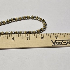 Vintage Napier Designer Silver And Gold Tone Necklace 16″