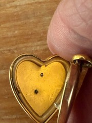 Vintage 1/20 14k Gold-Filled Heart Locket with I Love You