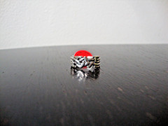 VINTAGE 1970-80s “LOVE” WEAVED RING STERLING SILVER STAMPED 925 SZ 7