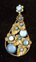 Vintage Neiger Brothers Czech Republic Pendant 1930s