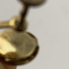 Vintage Gold Tone Parrot Dangle Earrings Womens Screw Back 2 In Jewelry
