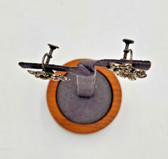 Vintage Floral Screw Back Earrings Sterling Marked 17mm 4g Pair