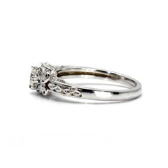 1.55CT Vintage Style with Filigree Milgrain Art Deco Ethical CZ Women’s Ring
