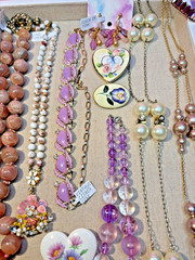 Used and Vintage Pink Spring Mix Jewelry Clearance Nice!