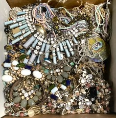 3 Lbs Pounds Unsorted Huge Lot Jewelry Vintage Now Junk Art Craft Treasure Fun