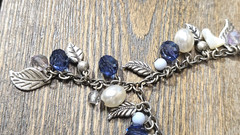5pc Cookie Lee Jewelry Lot Necklace Bracelet Torsade Beaded Rhinestone Medallion