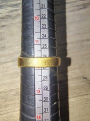 Vintage Lind Mens 14KT HGE Genuine Ruby Ring Size 11.75 Gold Electroplate