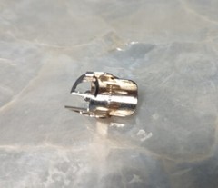 VINTAGE P&N STERLING SILVER 3D TRAIL SADDLE CHARM MOVING STIRRUPS COWBOY WESTERN