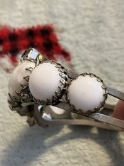 Vintage Juliana DeLizza And Elster Clamper Bracelet And Matching Clip Earrings