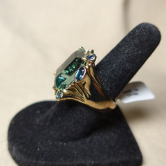 MICHAEL VALITUTTI Goldwash Sterling Silver Cocktail Ring Sz 5.25 NWT