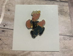 Vintage Popeyes the Sailor Man Lapel Pin Brooch Cartoon Character Rare