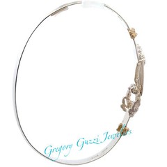 Sterling Silver And 14KT. Annapolis Maryland Destination Bracelet (6mm)
