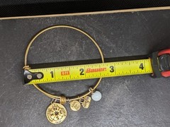 Vintage Compass Adventure Love This Life Charm Bracelet (A-3)
