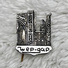 Vintage Judaica Pin Lot 5 Pieces ORT Wer-Gap Young Judaea Women’s American 1974