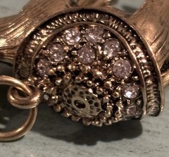 Egyptian Camel Pendant Charm Rhinestone Egypt Desert Vintage *chain Not Included