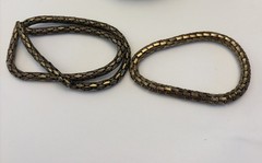 Lot of 4 Vintage Bracelets – Silver – Cloisonné – Stretchy Metal Bracelets