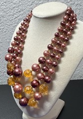 Lot 11 Unique Mixed Metals Chunky Bronze Silver Gold Brass Tone Chain Necklaces