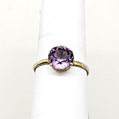 Vintage Luxury Soviet RING Silver⭐875 stamp Star USSR -size: 9US (19mm)| UA #15
