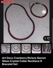 Antique 14k Gold Garnet Coral Onyx Necklace 28″