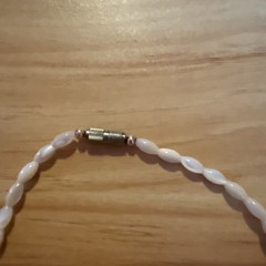 Pearl And Silver And Gold Choker Necklace Vintage