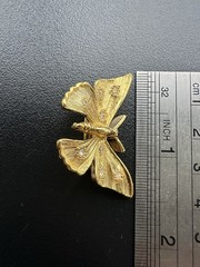 Vintage Gerry’s gold-tone butterfly brooch