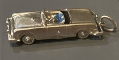 Vintage Articulated Sterling Silver Convertible Car Pendent Charm 1.25″ 5 Grams