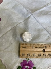 Antique Vtg Mother Of Pearl Stud Button XO-6