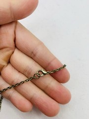 Vintage Style Victorian Elegant Ladies Cottagecore Dainty Hand 18 in Necklace