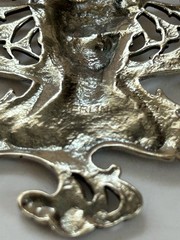 VTG Sterling 925 Art Nouveau Style “Titiana Queen Of The Fairies” Winged Brooch