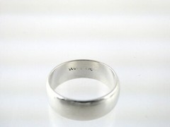 Wheeler Manufacturing Sterling Silver Band Ring 925 Size 5.5 Weighs 3.6g 6.09mm